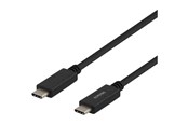 USB kaapelit - Deltaco USBC-2002 - USB-C cable - 24 pin USB-C to 24 pin USB-C - 2 m - USBC-2002M