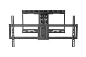 Seinäkiinnitys, AV-kiinnikkeet & AV-kalusteet - Deltaco Office mounting kit - for flat panel - heavy-duty full-motion 3-way 80 kg - black - Max 80 kg - recommended for 100" - ARM-0261-B