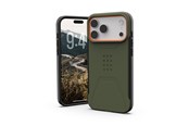 Puhelin - Kannet ja kotelot - UAG Civilian Magsafe - Olive/Orange - iPhone 17 Pro Max - 114546117297