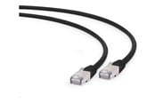 Verkkokaapelit - Gembird Cablexpert patch cable - 25 cm - black - Musta - 0.25m - PP6A-LSZHCU-BK-0.25M