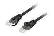 Verkkokaapelit - Lanberg patch cable - 5 m - black - Musta - 5m - PCU6-10CU-0500-BK