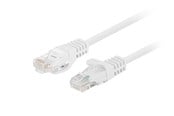 Verkkokaapelit - Lanberg patch cable - 3 m - white RAL 9010 - Valkoinen - 3m - PCU5-20CC-0300-W