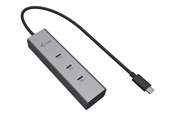 USB hub - I-Tec - hub - metal 8K video 85W - 5 ports USB hub - 5 porttia - hopea - C31HUBMETAL8KPDPRO