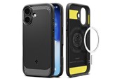 Puhelin - Kannet ja kotelot - Spigen Rugged Armor MagSafe - matte black - iPhone 17 - ACS10367