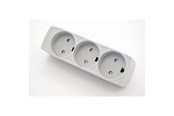 Sähkökytkimet - Thorkild Larsen Three Socket Grey W/E F-8531191 - F-8531191
