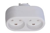 Sähkökytkimet - Thorkild Larsen Double Plug D2 2 Round Outlets - 8531124