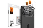 Puhelintarvikkeet - Näytönsuojat - Spigen Glass tR EZ Fit Optik Pro 2 Pack - gray - iPhone 17/16/15/14 Pro / 17/16/15/14 Pro Max - AGL10125