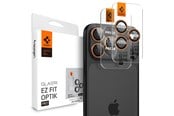 Puhelin - Kannet ja kotelot - Spigen Glass tR EZ Fit Optik Pro 2 Pack - orange - iPhone 17/16/15/14 Pro / 17/16/15/14 Pro Max - AGL10123