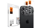 Puhelin - Muut lisävarusteet - Spigen Glass tR EZ Fit Optik Pro 2 Pack - silver - iPhone 17 - AGL10126