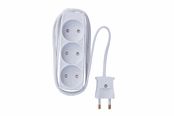 Sähkökytkimet - Thorkild Larsen E-Line 3-Socket 2x0.75 mm2 - 8532103