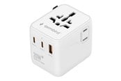 Virtakaapelit (ulkoinen) - Gembird Universal travel power adapter - 20W - TPA-1A2C20-01-W