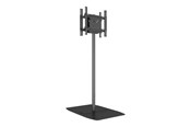 Seinäkiinnitys, AV-kiinnikkeet & AV-kalusteet - Multibrackets M Pro Series stand - for 2 flat panels - single pole - black - Max 90 kg - recommended for 65" - 7340234811953