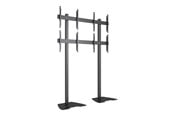 Seinäkiinnitys, AV-kiinnikkeet & AV-kalusteet - Multibrackets M Pro Series stand - for 4 LCD displays - micro adjustable - black - Max 120 kg - recommended for 55" - 7340234811625