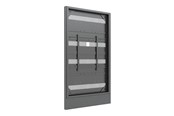 Seinäkiinnitys, AV-kiinnikkeet & AV-kalusteet - Multibrackets M Pro Series enclosure - totem - for flat panel - covered - black - Max 35 kg - recommended for 85" - 7340234810550