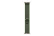 Smartwatch - Lisävarusteet - Apple 49mm Green/Neon Trail Loop - M/L - Natural Titanium Finish - MFT54ZM/A