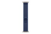 Smartwatch - Lisävarusteet - Apple 49mm Blue/Bright Blue Trail Loop - S/M - Natural Titanium Finish - MFT64ZM/A