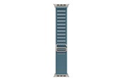 Smartwatch - Lisävarusteet - Apple 49mm Light Blue Alpine Loop - Small - Natural Titanium Finish - MFTH4ZM/A