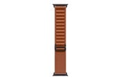 Smartwatch - Lisävarusteet - Apple 49mm Terra Cotta Alpine Loop - Small - Black Titanium Finish - MG9D4ZM/A
