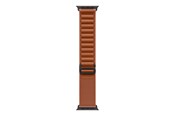 Smartwatch - Lisävarusteet - Apple 49mm Terra Cotta Alpine Loop - Medium - Black Titanium Finish - MG9E4ZM/A