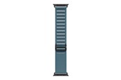 Smartwatch - Lisävarusteet - Apple 49mm Light Blue Alpine Loop - Small - Black Titanium Finish - MG9K4ZM/A