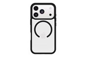Puhelin - Kannet ja kotelot - OtterBox React MagSafe Apple iPhone 17 Pro Black Crystal - clear/black - 77-98631