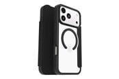 Puhelin - Kannet ja kotelot - OtterBox React Folio MagSafe Apple iPhone 17 Pro Max Black Crystal - clear/black - 77-98589