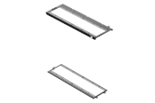 Kotelot - lisätarvikkeet - Havn HS 420 Fan Brackets for 360mm Radiator - Black - HVN-AS-HS420-06-36A