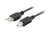 USB kaapelit - Lanberg - USB cable - USB to USB Type B - CA-USBA-15CU-0010-BK