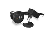 USB hub - ICY BOX IB-HUB1407 - hub - 3 ports USB hub - 3 porttia - Musta - IB-HUB1407