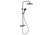 Suihku- ja asennustarvikkeet - NORH Erika overhead shower set 1 & 3 sprays black - 5709728871156