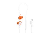 Kuulokkeet - JBL Endurance Run 3 Wired USB-C In-Ear Headphones White - JBLENDURRUN3CWHT