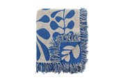 Sisustus - Bloomingville - Nevine Plaid - Blue - 160x130 cm - 82062688