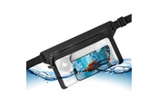 Puhelin - Muut lisävarusteet - FIXED DRY BELT Waterproof Smartphone waist case Black - FIXDR-BT-BK