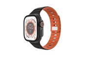 Smartwatch - Lisävarusteet - FIXED Mag Silicone Strap Apple Watch 42/44/45/46/49mm Black - FIXMST2-434-BK