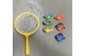 Ulkoleikit - Happy Summer Fishing Net with 6 fishes - 303622