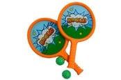 Ulkoleikit - Happy Summer Boom bats set with balls - 32217104