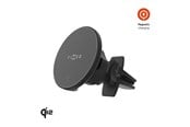 Puhelin - Adapterit & Laturit - FIXED MagRound2 15W Airvent Car Mount Black - FIXMRO2-BK