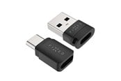 Muut kaapelit - FIXED Data Blocker 2in1 USB-A & USB-C 240W for safe charging Black - FIXA-BLC-BK
