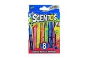 Luovat leikit - Scentos Metallic Markers 8 pcs - 2640695