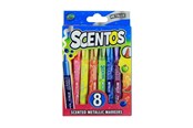 Luovat leikit - Scentos Metallic Markers 8 pcs - 2640695