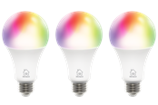 Smart Home - Älykoti - Deltaco Smart - LED light bulb - shape: A60 - E27 - 9 W - RGB/warm white/cold white light - 2700-6500 K - white (pack of 3) - SH-LE27RGBA6002-3P