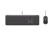Näppäimistöt - Logitech Signature Slim Wired Combo MK620 for Business - Näppäimistö ja Hiirisetti - Universal - Harmaa - 920-013349