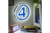 Fanituotteet - Paladone - Fantastic 4 Wall Mountable LED Neon Light - Lamppu - PP14789MUVN