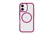 Puhelin - Kannet ja kotelot - OtterBox React MagSafe Apple iPhone 17 Rose Crystal - clear/pink - 77-98594