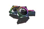 Kotelotuuletin - ASUS Prime MR120 Fan ARGB Black 3in1 - Musta RGB LED valolla - 90DA00I0-B09020