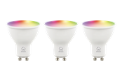 Smart Home - Älykoti - Deltaco Smart LED-bulbs GU10 RGB Wi-Fi 4.7 W 3-pak - SH-LGU10RGB02-3P
