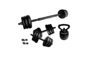 Urheilu & Fitness - ASG Weight set 20 kg - Black/Black - ASG4462BLACKONE SIZE