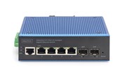 Kytkimet - DIGITUS - switch - industrial - 4 ports - Managed - DN-651154