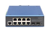 Kytkimet - DIGITUS DN-651157 - switch - industrial L2 - 8 ports - Managed - DN-651157