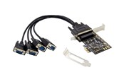 Verkkokortit (verkkosovittimet, tulostuspalvelimet jne.) - Conceptronic - serial adapter - PCIe 2.0 - RS-232 x 4 - EMRICK12B